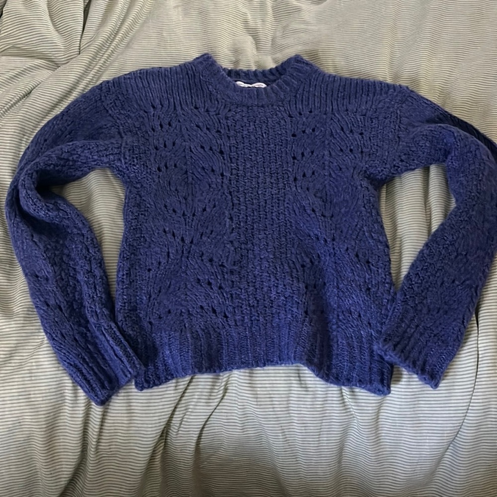 Urban Outfitters Purple blue knit pullover